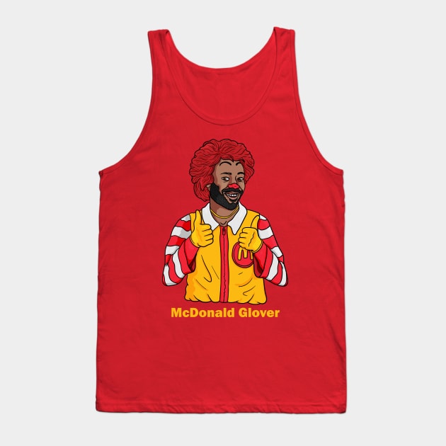 McDonald Glover Tank Top by CalebLindenDesign